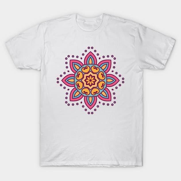 Mandalas Dotted T-Shirt by Ras-man93